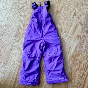 Columbia XXS Purple Snowbib